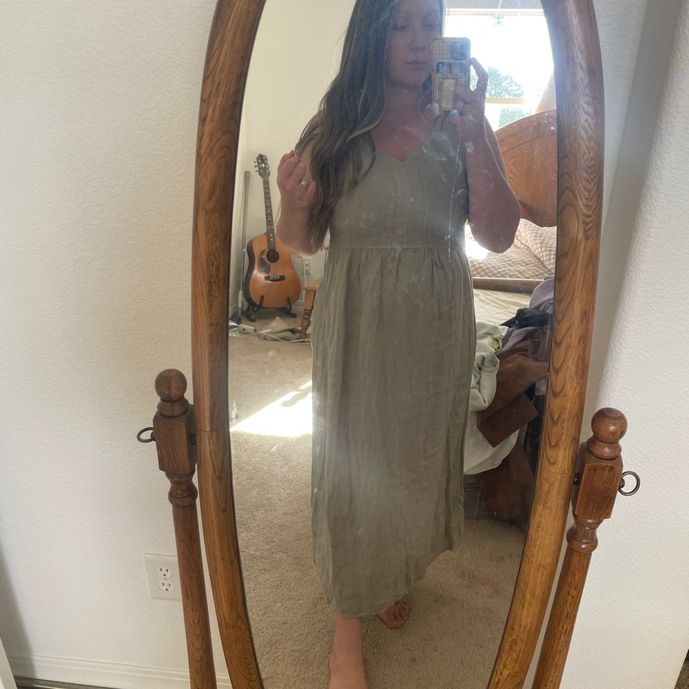 Elegant Green Maxi Dress